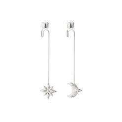 2024 Lyseholdere stjerne & måne, sølv