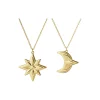 2024 Ornamentsæt stjerne & måne, guld