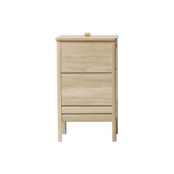 A Line Laundry Box, white oiled oak