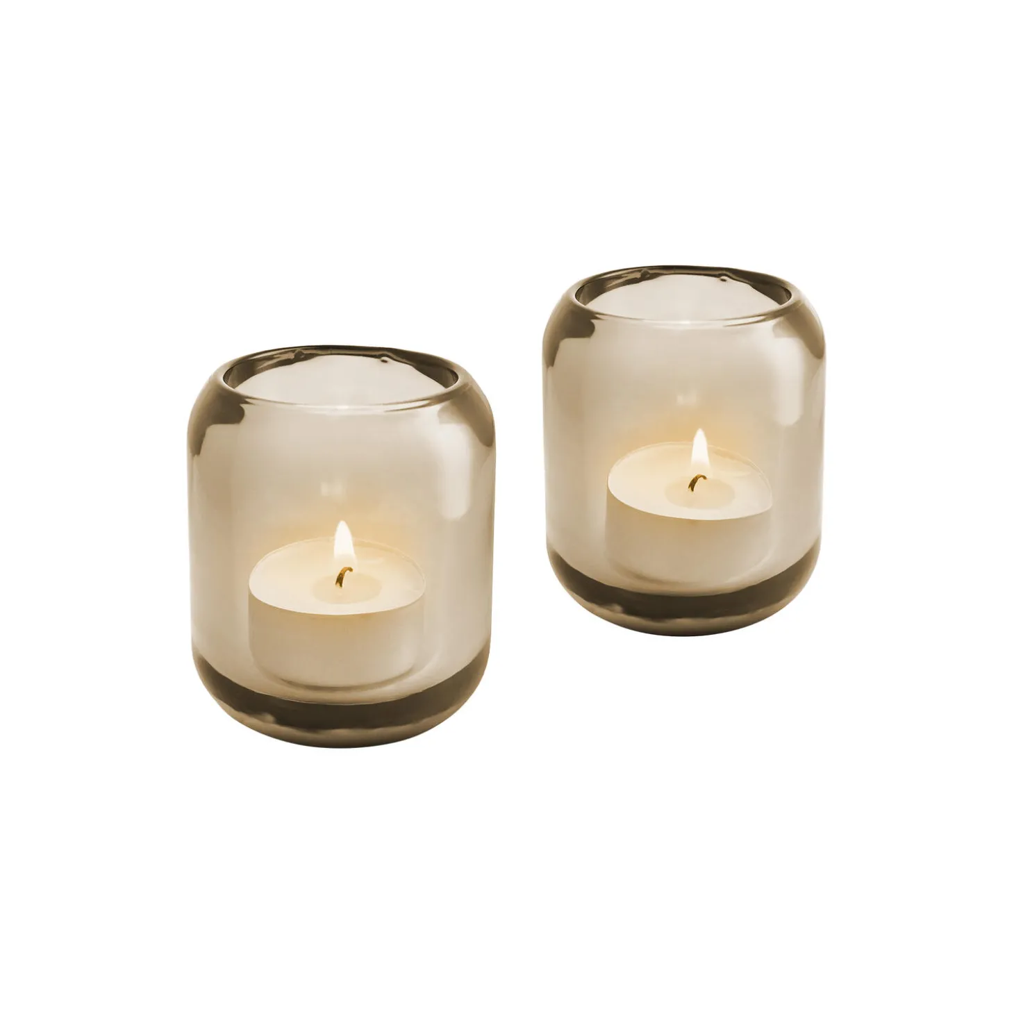 Acorn fyrfadsstager 2 stk., hazel brown