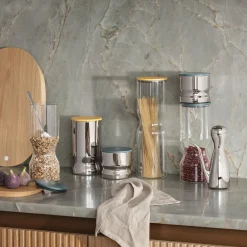 ALFREDO opbevaringsdåse large 1,5 L, glas/grøn