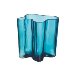 Alvar Aalto vase 20 cm, turkis