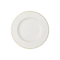 Anmut Gold Middagstallerken Ø 28 cm, hvid/guld