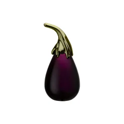 Aubergine glasfigur, lilac