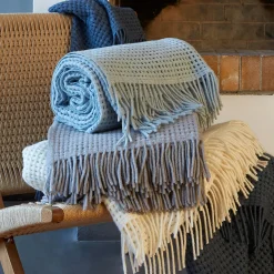 Basket plaid, orion blue