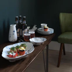 Blå Elements fad 38,5 cm