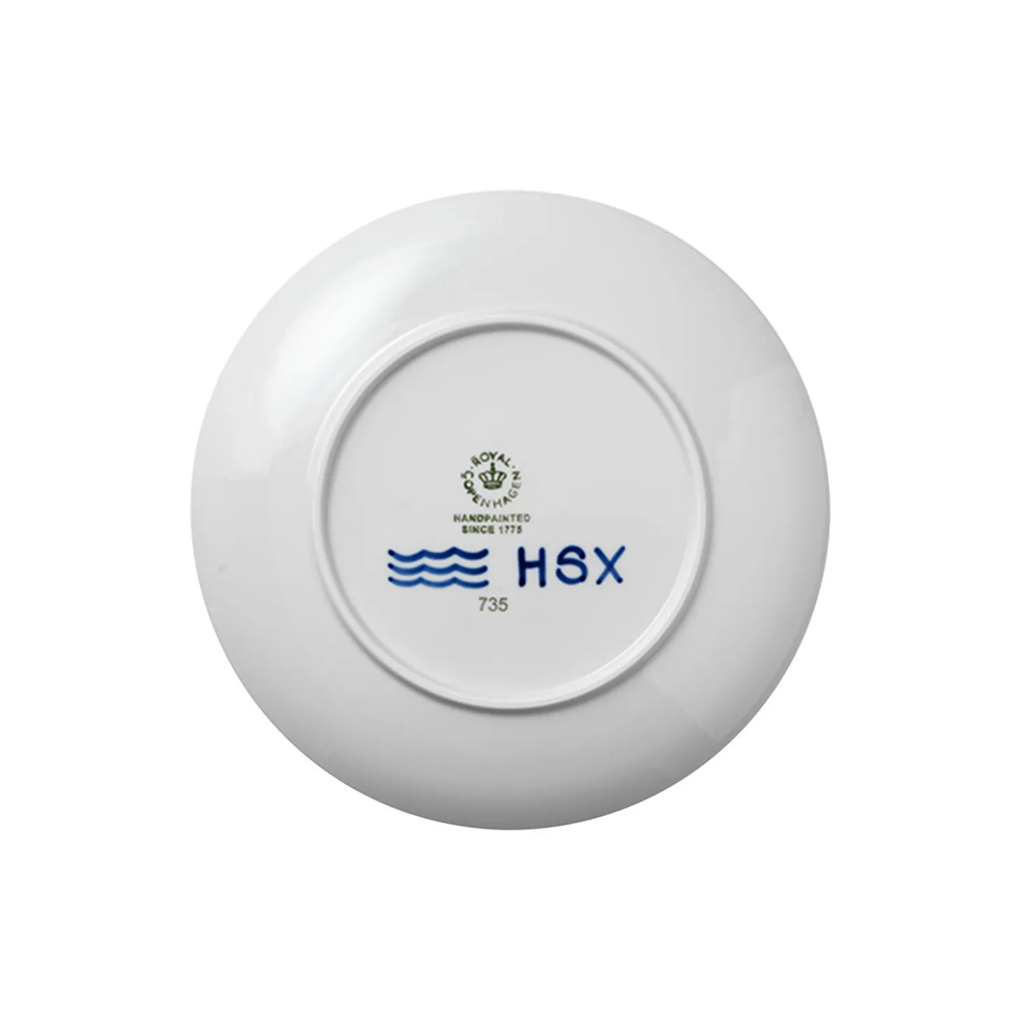 Blå Mega Riflet coupe tallerken Ø 27 cm