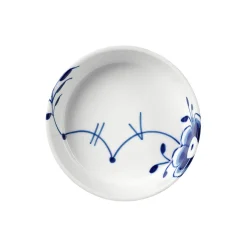 Blå Mega Riflet fad Ø 12,5 cm