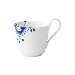 Blå Mega Riflet højhankskop 33 cl