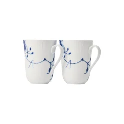 Blå Mega Riflet kop 2 stk., Nr. 9