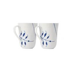 Blå Mega Riflet kop 2 stk., Nr. 9