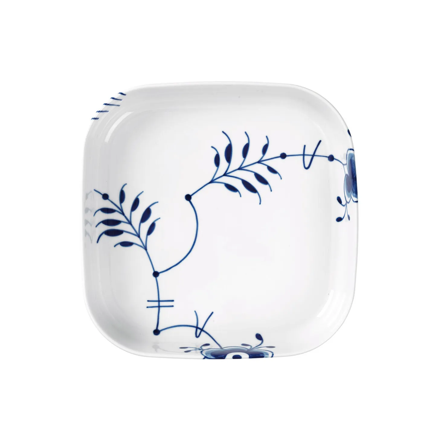 Blå Mega Riflet ovnfast fad 25x25 cm