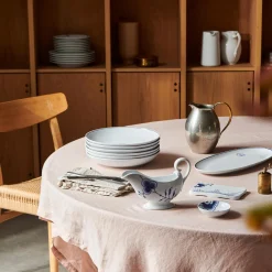 Blå Mega Riflet serveringsbræt