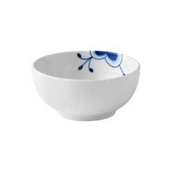 Blå Mega Riflet skål 47 cl