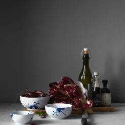 Blå Mega Riflet skål 73 cl