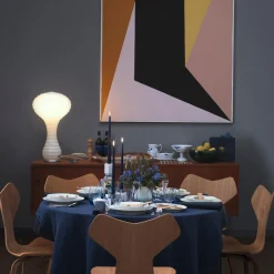 Blå Mega Riflet sovseskål