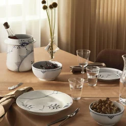 Blå Mega Riflet tallerken Ø 27 cm, Nr. 9