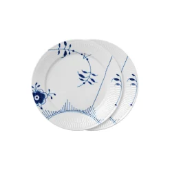 Blå Mega Riflet tallerken Ø 27 cm 2 stk., Nr. 2