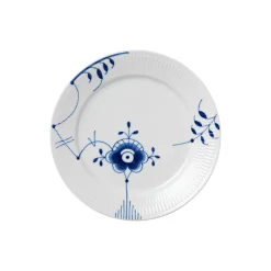Blå Mega Riflet tallerken Ø 27 cm, Nr. 6