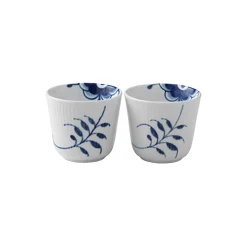 Blå Mega Riflet termokop 26 cl, 2 stk