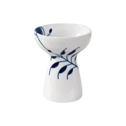 Blå Mega Riflet vase 11 cm