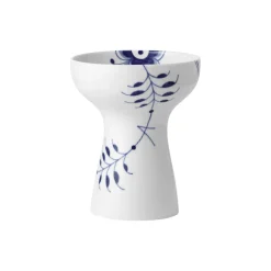Blå Mega Riflet vase 19 cm