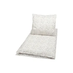 BLOOM baby sengetøj, balsam cream/peony/jasmin blue