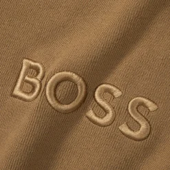 Bold Logo plaid, camel