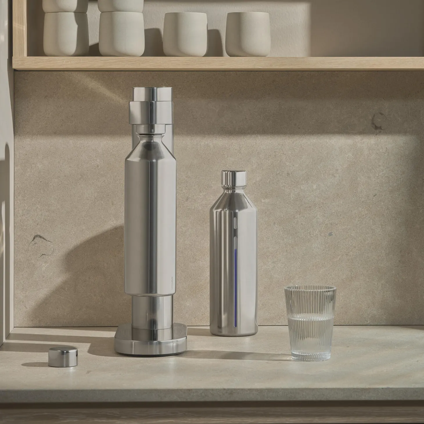 Brus flaske til kulsyremaskine, steel