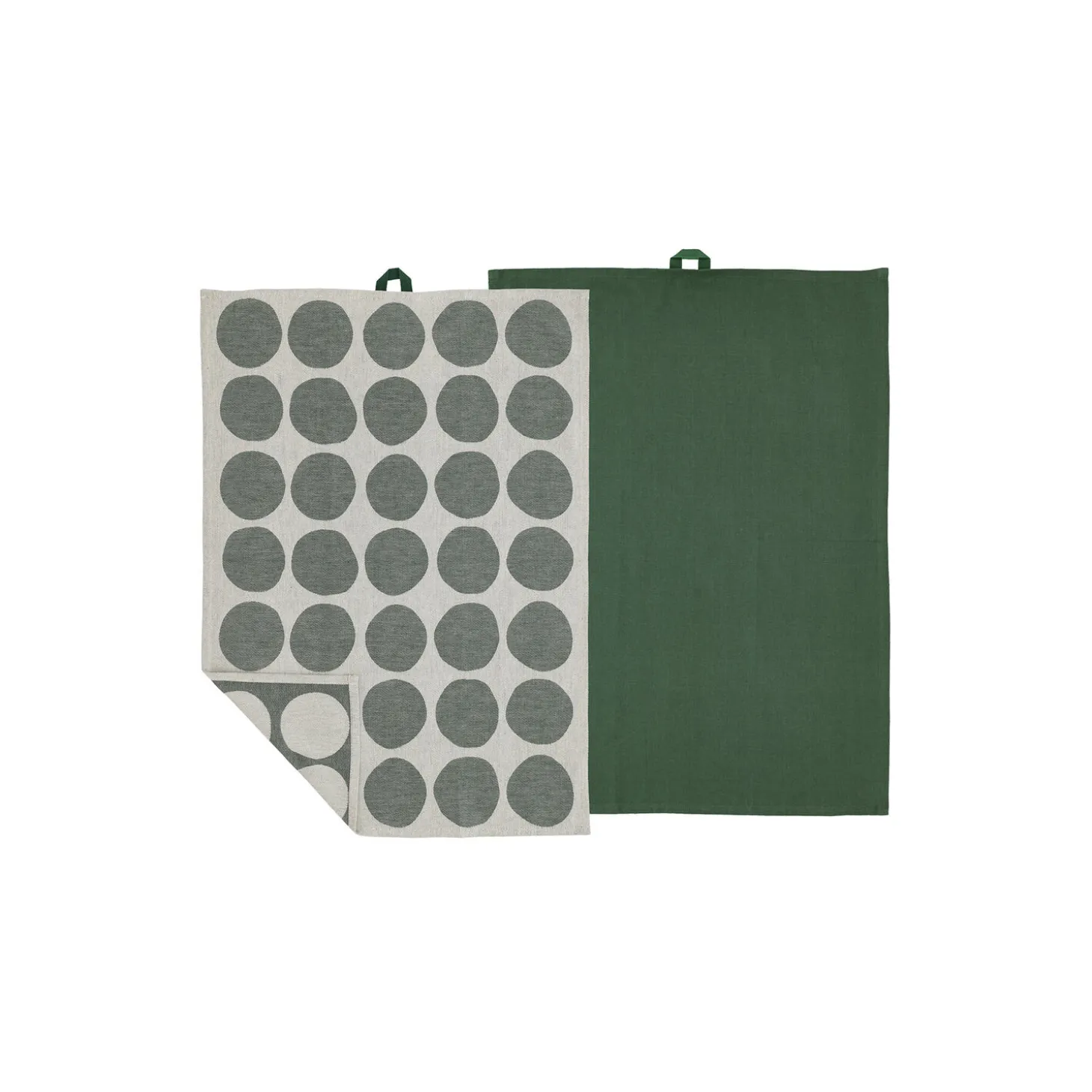 Bubbles viskestykke, pine green