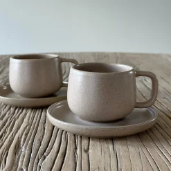 CAPRI Tesæt, mat taupe