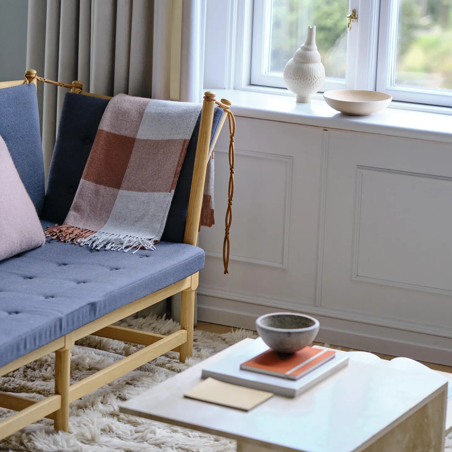 Caracas plaid, 03109 rosewood