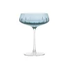 Champagne Coupe Single Cut, blue