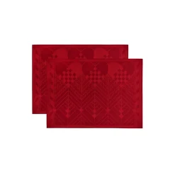 CHRISTMAS dækkeserviet, deep red