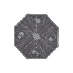 CHRISTMAS TRADITIONAL juletræstæppe, grey