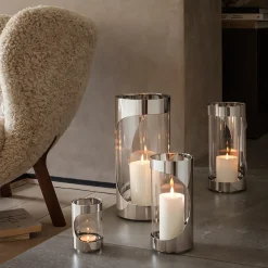 CHROME CONTOURS Lanterne