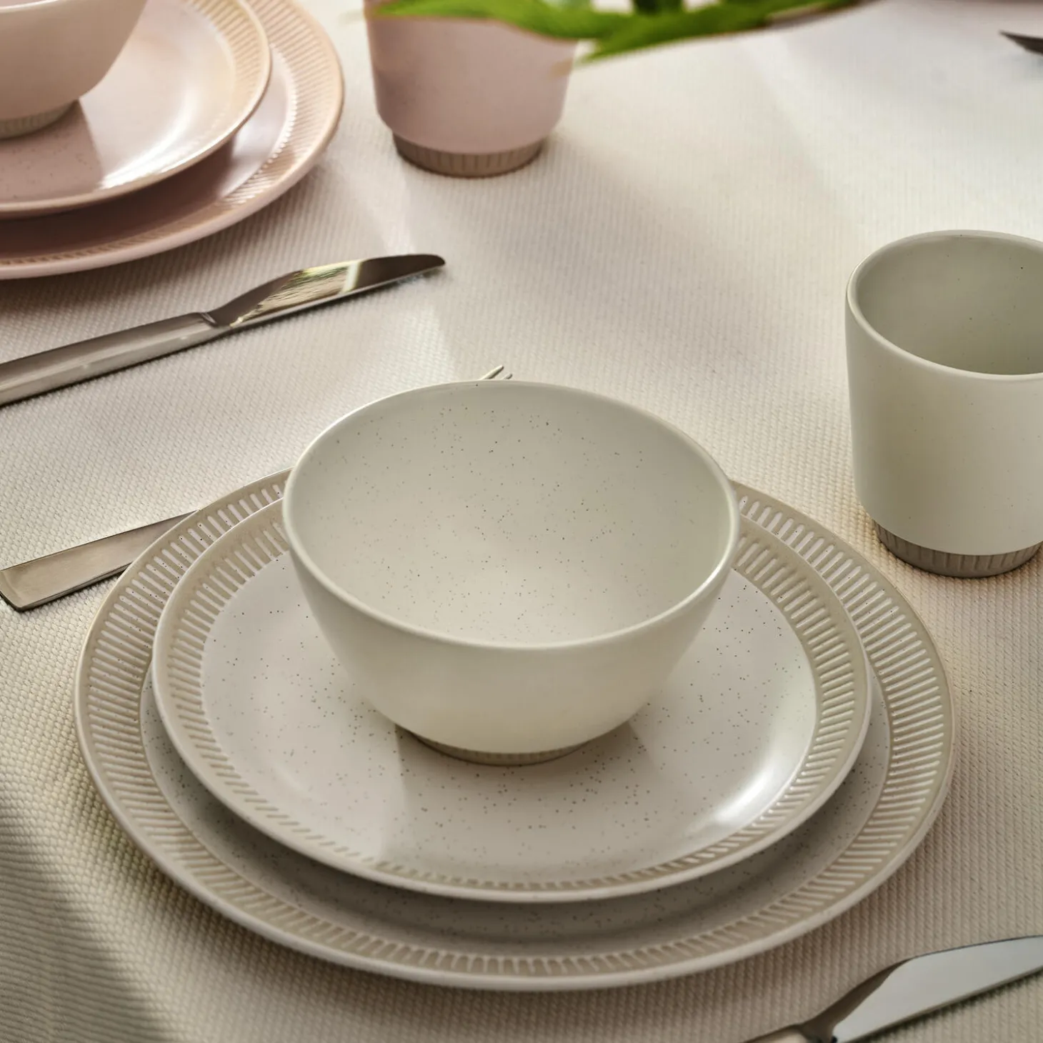 Colorit middagstallerken Ø 27 cm, sand