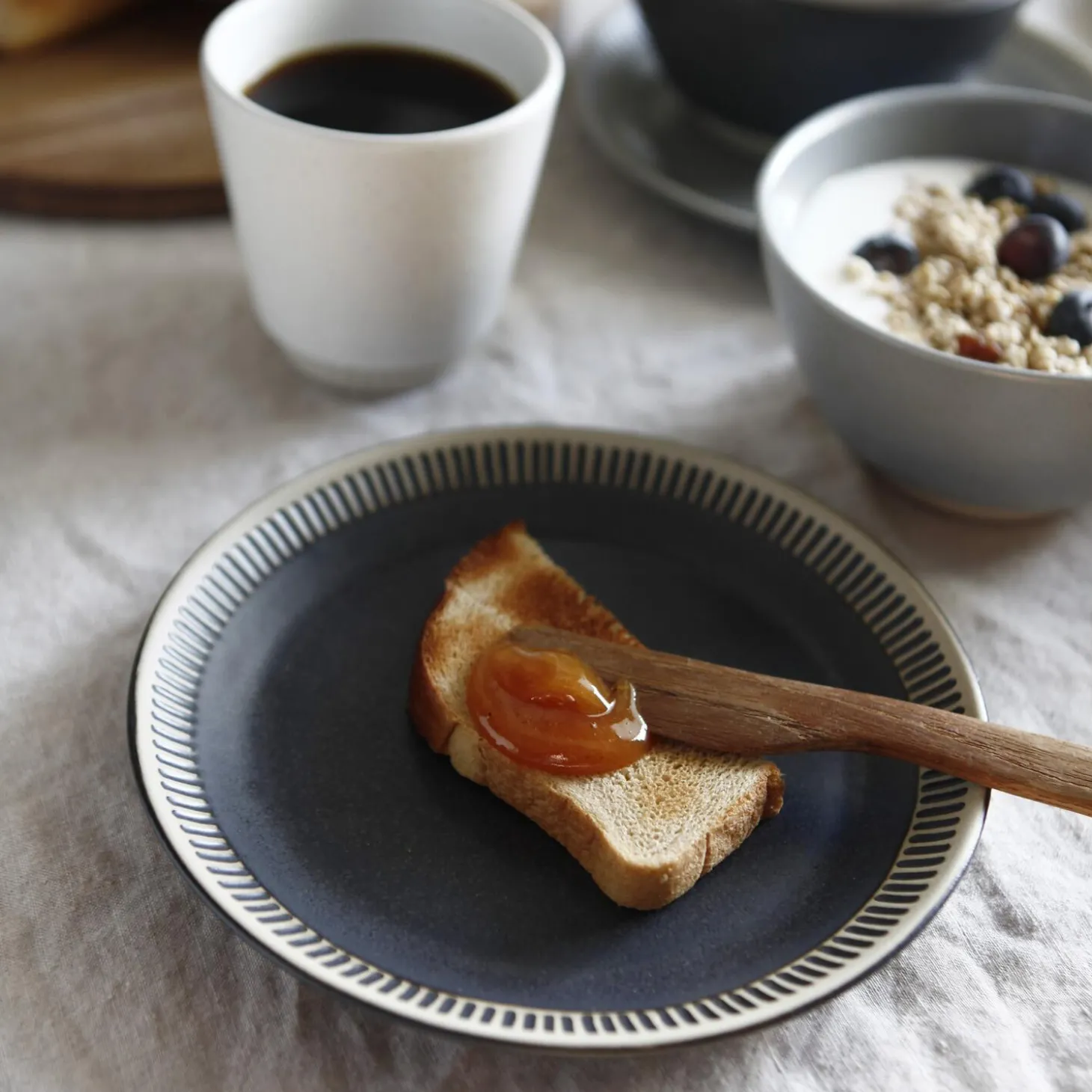 Colorit tallerken Ø 19 cm, dark grey