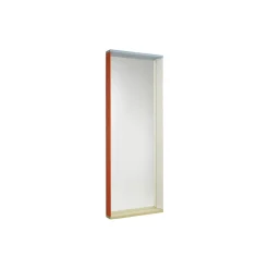 Colour Frame Mirror Large, blue/orange
