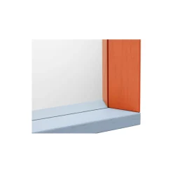 Colour Frame Mirror Small, blue/orange
