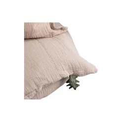 2-delt musselin babysengetøj, seabreeze beige