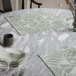 EASTER RUSTIC dækkeserviet, light green