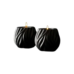 Flame fyrfadsstage, sort