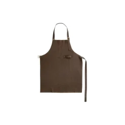 Forklæde, mørk choko