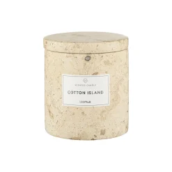 FRABLI Scented Candle S, travertine