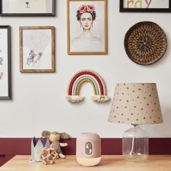 Glowie Bluetooth højttaler og lampe, dusty rose