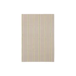 Hale Tea Towel, oyster/lemon/bright blue