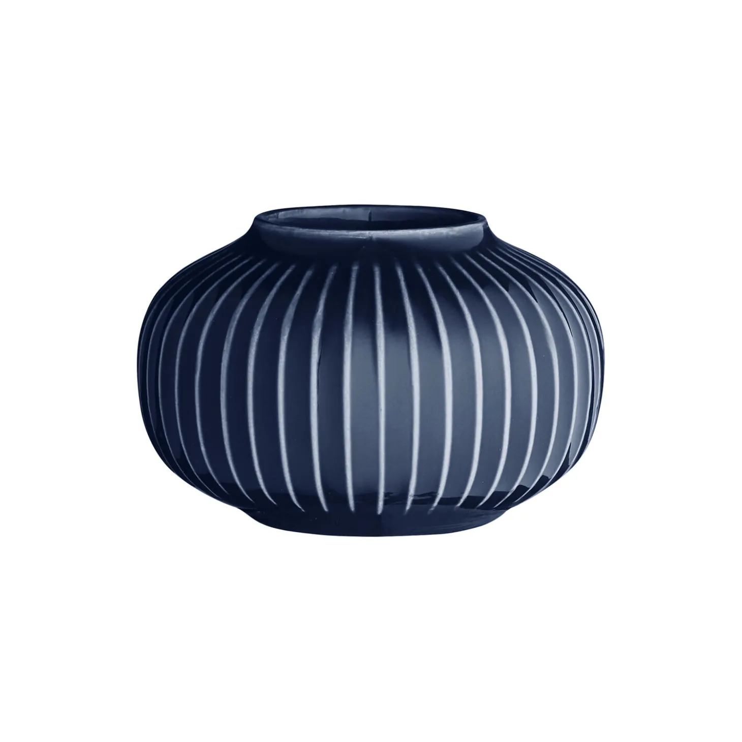 Hammershøi fyrfadsstage, indigo