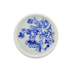 Haru minitallerken 12 cm, hvid/blå