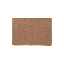 Herringbone dækkeserviet, brun